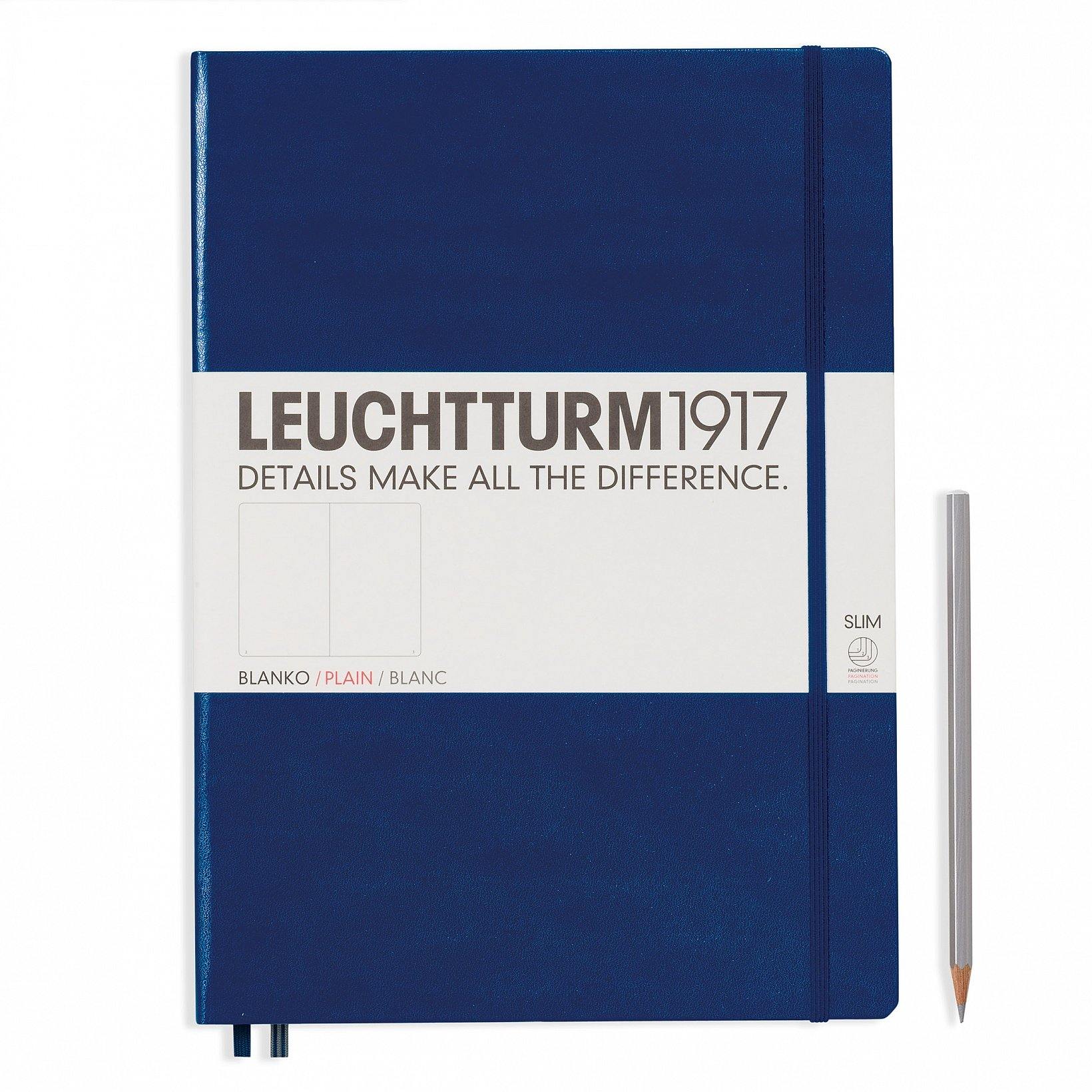 Leuchtturm1917 Master Slim Plain Hardcover Notebook - Laywine's