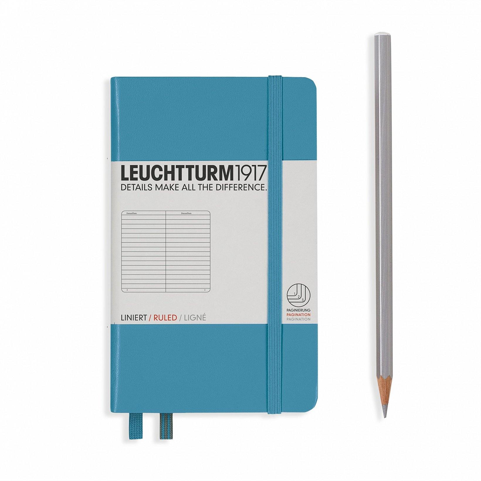 Leuchtturm1917 Pocket Ruled Hardcover Notebook - Laywine's