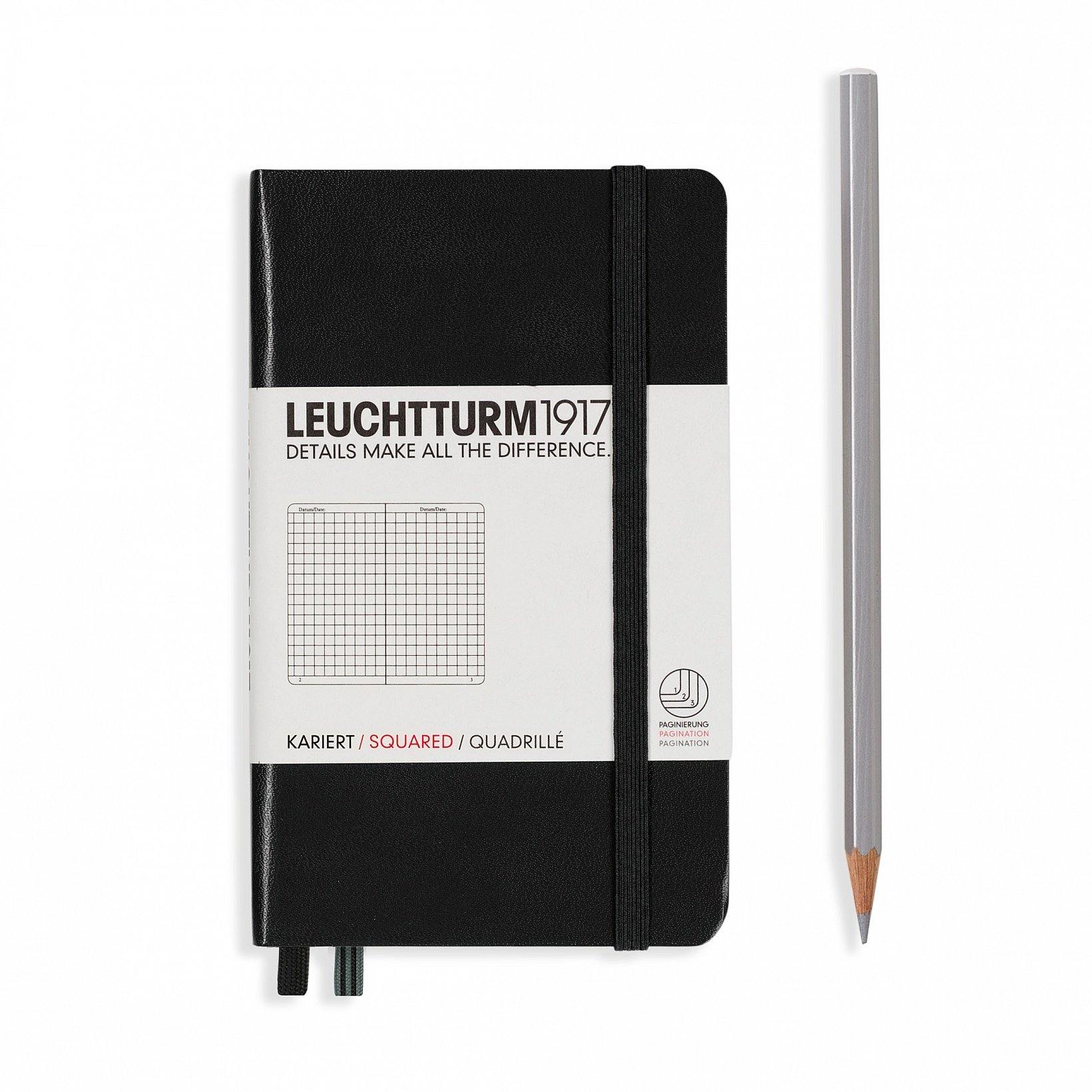 Leuchtturm1917 Pocket Squared Hardcover Notebook - Laywine's