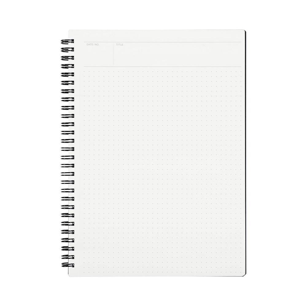 Mnemosyne B5 Wiro Notebook Dot Grid - Laywine's