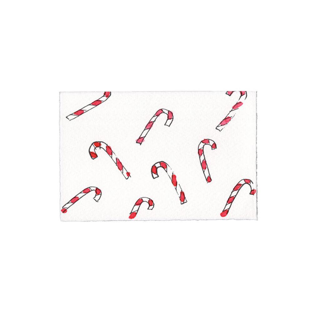 Scribble & Daub Candy Canes Card - Laywine's