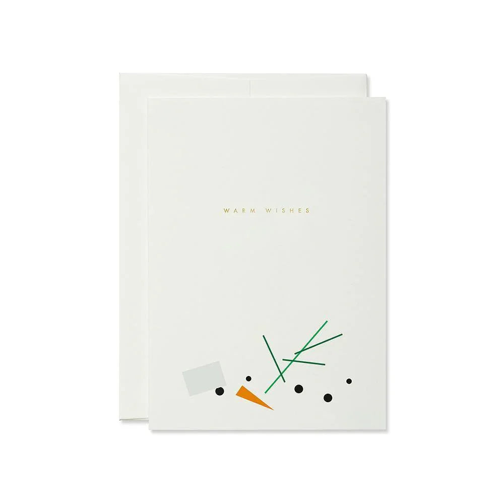 thie studios Melting Snowman Card - Laywine's
