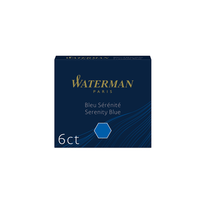 Waterman Serenity Blue Ink Cartridges - Laywine's